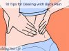 10 Tips for Dealing with Back Pain