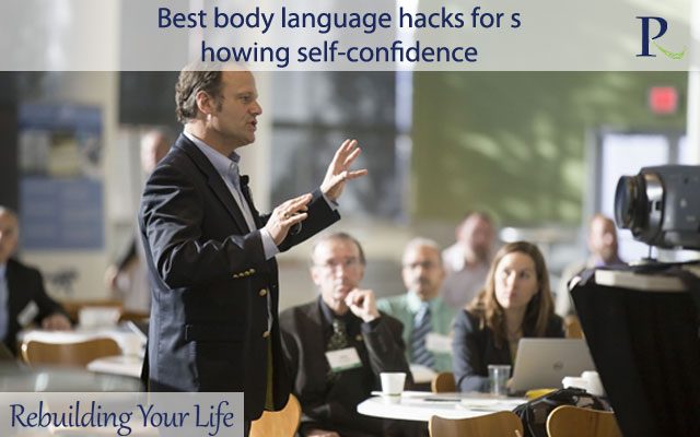 Best body language hacks for showing self-confidence