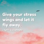 Give you stress wings and let it fly away