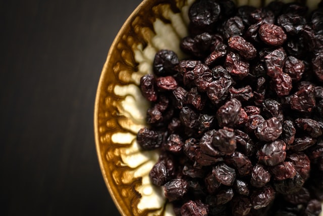 Consume a handful of raisins